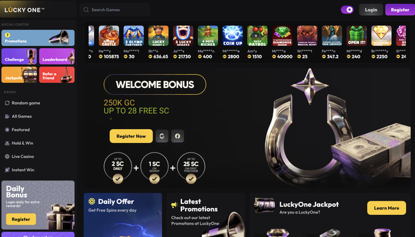 lucky one casino Jeu